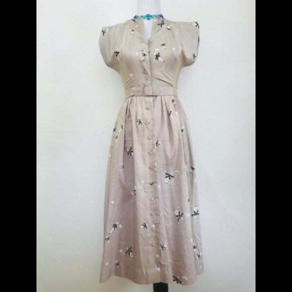Original Prestige Junior of New York Dresses & Skirts - Vintage 1940s Clown Circus Novelty Print Dress